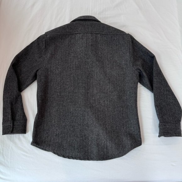 Taylor Stitch - 42=L Mens Wool Shirt Jacket- Grey - Wool- Worn Twice - Picture 2 of 5